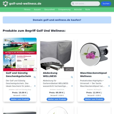 Screenshot golf-und-wellness.de