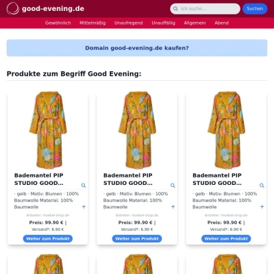 Screenshot good-evening.de