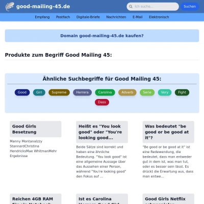 Screenshot good-mailing-45.de