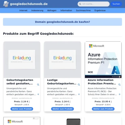 Screenshot googledochdunoob.de