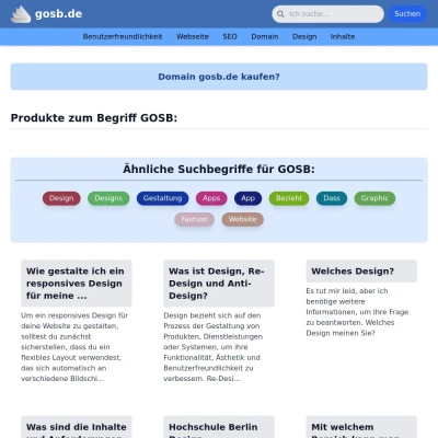 Screenshot gosb.de