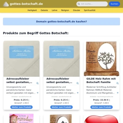 Screenshot gottes-botschaft.de