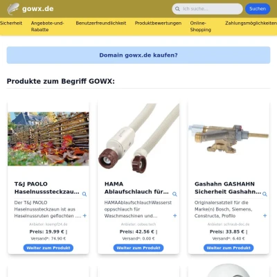 Screenshot gowx.de