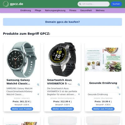 Screenshot gpcz.de