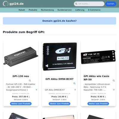 Screenshot gpi24.de
