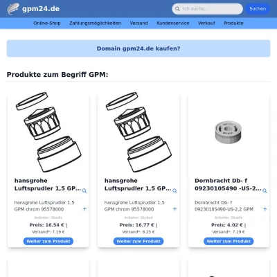 Screenshot gpm24.de
