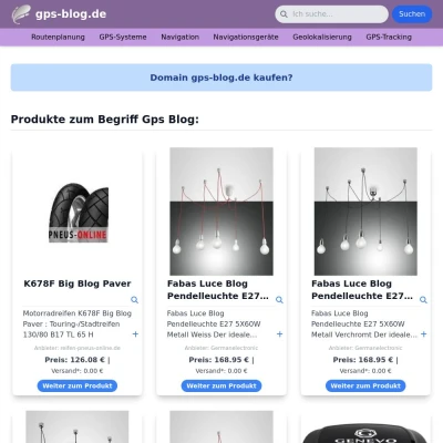 Screenshot gps-blog.de