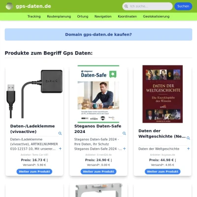 Screenshot gps-daten.de
