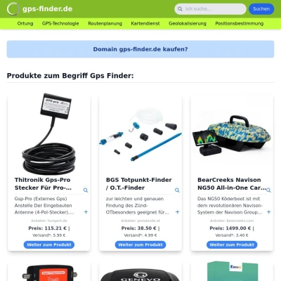 Screenshot gps-finder.de