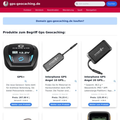 Screenshot gps-geocaching.de