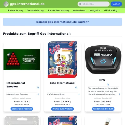 Screenshot gps-international.de