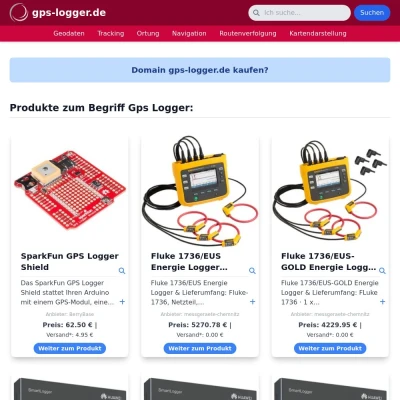 Screenshot gps-logger.de