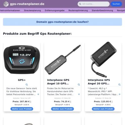 Screenshot gps-routenplaner.de