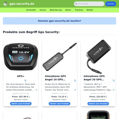Screenshot gps-security.de