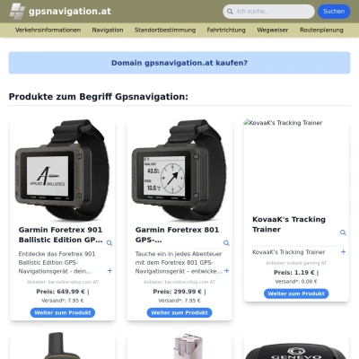 Screenshot gpsnavigation.at