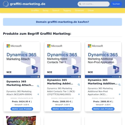 Screenshot graffiti-marketing.de