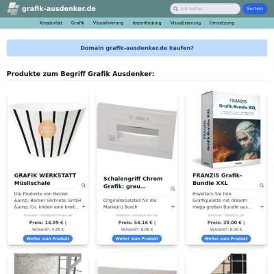 Screenshot grafik-ausdenker.de