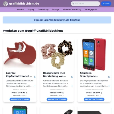 Screenshot grafikbildschirm.de