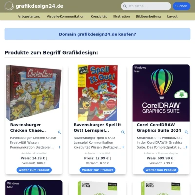 Screenshot grafikdesign24.de