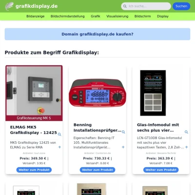 Screenshot grafikdisplay.de