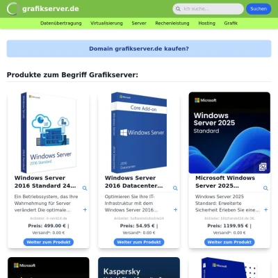 Screenshot grafikserver.de