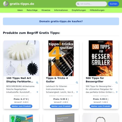 Screenshot gratis-tipps.de