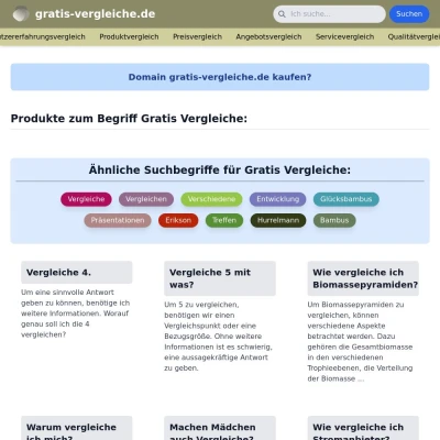 Screenshot gratis-vergleiche.de