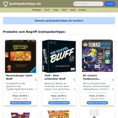 Screenshot gratispokertipps.de