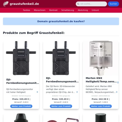 Screenshot graustufenkeil.de