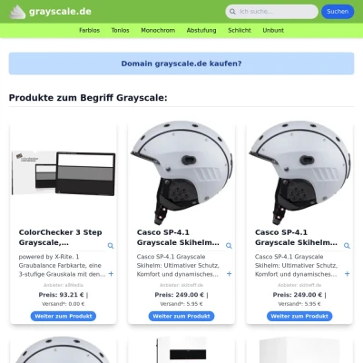 Screenshot grayscale.de