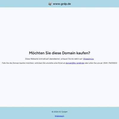 Screenshot grdp.de