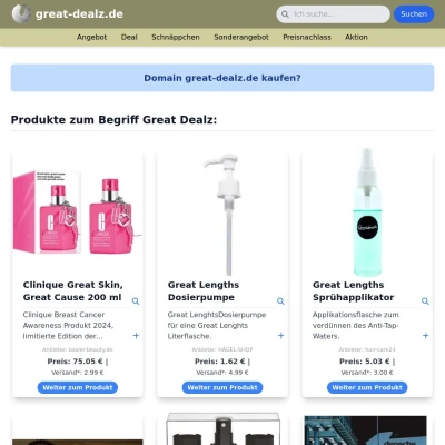 Screenshot great-dealz.de