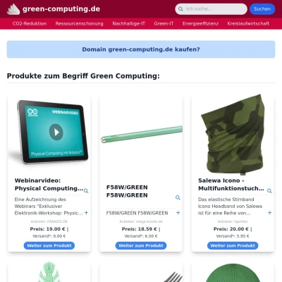 Screenshot green-computing.de