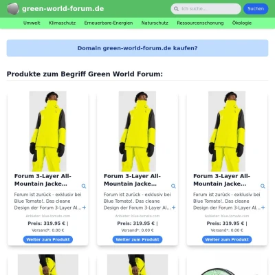 Screenshot green-world-forum.de