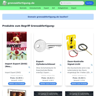 Screenshot grenzabfertigung.de