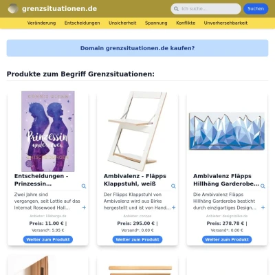 Screenshot grenzsituationen.de