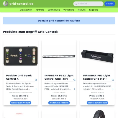 Screenshot grid-control.de