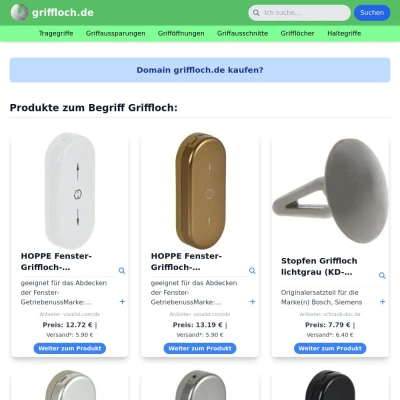 Screenshot griffloch.de