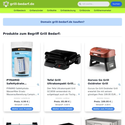 Screenshot grill-bedarf.de