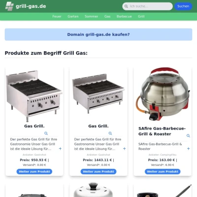 Screenshot grill-gas.de