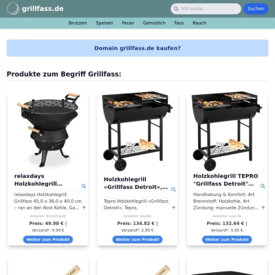 Screenshot grillfass.de