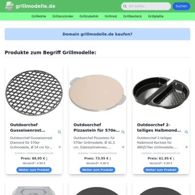 Screenshot grillmodelle.de