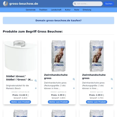 Screenshot gross-beuchow.de