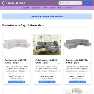 Screenshot gross-garz.de