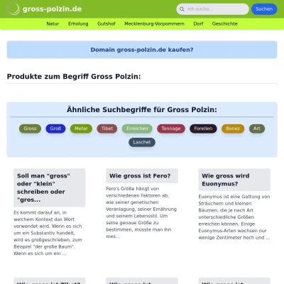 Screenshot gross-polzin.de