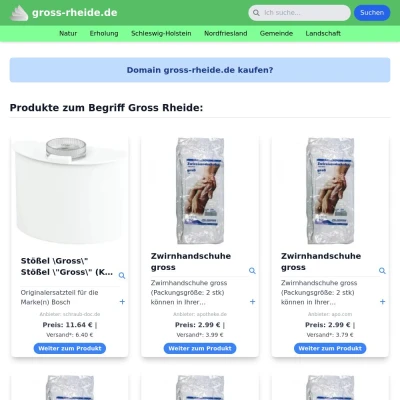 Screenshot gross-rheide.de
