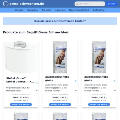 Screenshot gross-schwechten.de