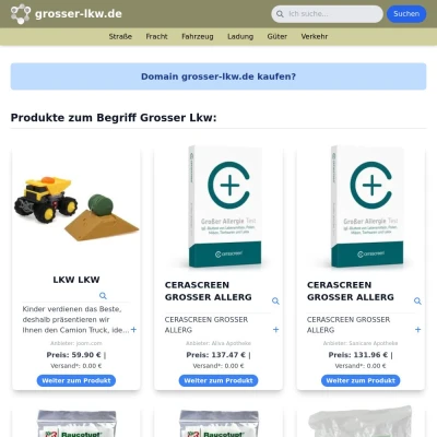 Screenshot grosser-lkw.de
