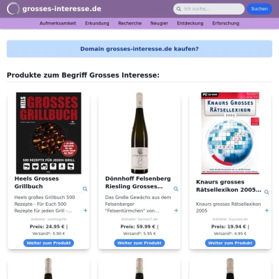 Screenshot grosses-interesse.de