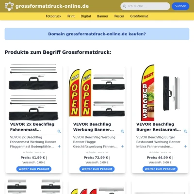Screenshot grossformatdruck-online.de
